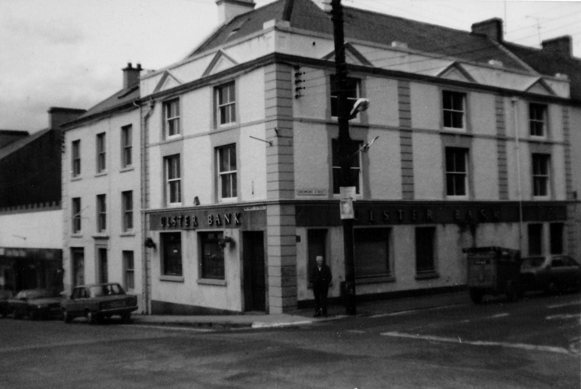 The floor above the bank was the birthplace of some of Teresa and Micheal King's Childern. It was also the location where Micheal had a premises as a spirit grocer .